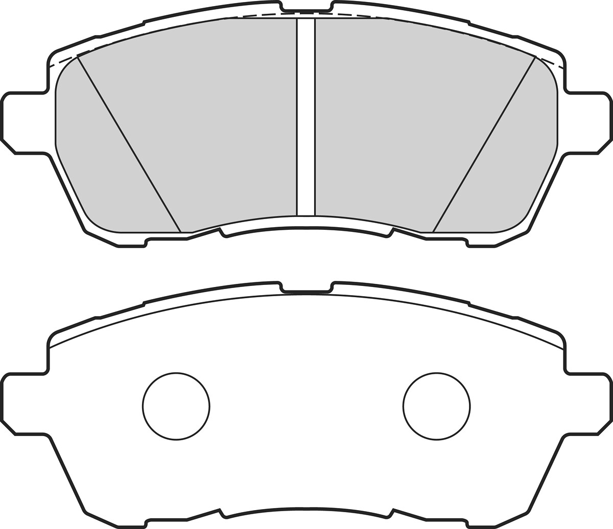 Jeu de 4 plaquettes de frein VALEO ref. 302751